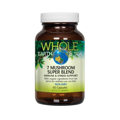 Whole Earth & Sea 7 Mushroom Super Blend 60c